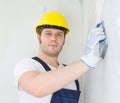 Male plasterer