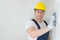 Male plasterer