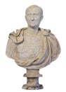 Male portrait restored as ancient roman emperor Galba Royalty Free Stock Photo