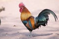 Male Red junglefowl