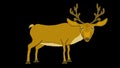 Male Reindeer/Deer-Transparent/Alpha