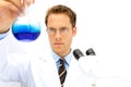 Male Scientist working in a Lab Royalty Free Stock Photo