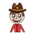 Male sheriff avatar character