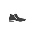 Male shoe vector icon