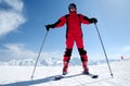 Male skier at Solden ski resort