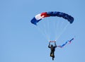 Male skydiver