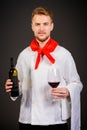 Male sommelier