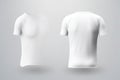 Cloth white fashion cotton t-shirt copy blank shirt space mock-up outfit retail
