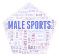Male Sports word cloud