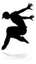 Street Dance Dancer Silhouette Royalty Free Stock Photo