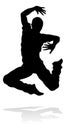 Street Dance Dancer Silhouette