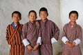 Male Students at Local Festival, Bhutan