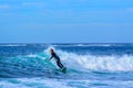 Male surfer on beautiful summer day