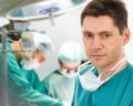 Male surgeon with his team Royalty Free Stock Photo