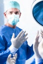 Male Surgeon At Work