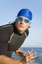 Male swimmer or triathlete