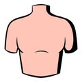 Male tailors mannequin icon, icon cartoon