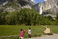 YOSEMITE FALLS, YOSEMITE NATIONAL PARK, CALIFORNIA, USA - May 16, 2016