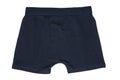 Male underwear isolated. Close-up of dark blue boxer short isolated on a white background. Mens underwear fashion. Clipping path. Royalty Free Stock Photo