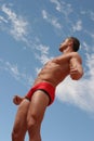 Male underwear model Royalty Free Stock Photo