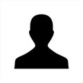 Male user icon in trendy design style. Royalty Free Stock Photo