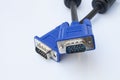 Male VGA cable connector Royalty Free Stock Photo