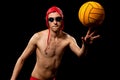 Water Polo Player Royalty Free Stock Photo