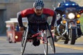 Male Wheelchair Marathoner