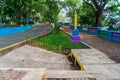 Malecon, embankment or esplanade along a waterfront of Laguna de Masaya lake in Masaya, Nicarag