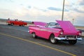 Malecon in Havana with American cars, Cuba