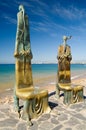 Malecon Statues Royalty Free Stock Photo