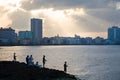 Malecon at sunset, Havana