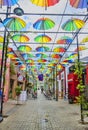 Umbrella Street In Puerto Plata, Dominican Republic