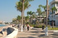 The MalecÃÂ³n in Puerto Vallarta, Mexico Royalty Free Stock Photo