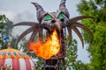 Maleficient float from the Festival of Fantasy Parade