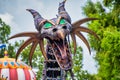 Maleficient float from the Festival of Fantasy Parade