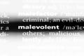 malevolent