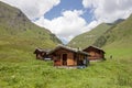 The Malga Fane hut in Valles, near Rio di Pusteria, South Tyrol