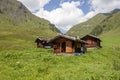 The Malga Fane hut in Valles, near Rio di Pusteria, South Tyrol