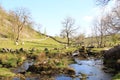 Malham Beck, Malhamdale, Yorkshire Dales National Park. Royalty Free Stock Photo