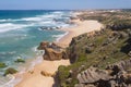 Malhao beach, Vila Nova de Milfontes Royalty Free Stock Photo