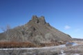 Malheur Butte at winter Royalty Free Stock Photo