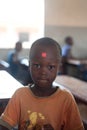 Mali - Closeup portrait of a male black student Royalty Free Stock Photo