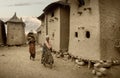 Mali, Africa - Dogon village and typical mud buildings