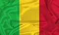 Silk Mali Flag