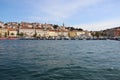 Mali Losinj Town And Harbor With Warm Sunlight