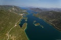 Mali Ston bay near PeljeÃÂ¡ac in the Adriatic Sea, Croatia