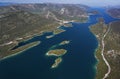 Mali Ston bay near PeljeÃÂ¡ac in the Adriatic Sea, Croatia