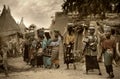 Mali, West Africa - Dogon villages mud houses, Peul and Fulani p