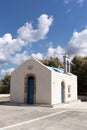 Greek chapel in Malia Port , Crete, Greece